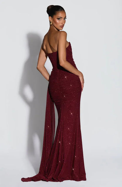 Tabea | Damen Elegantes Ausgestelltes Maxi Abendkleid