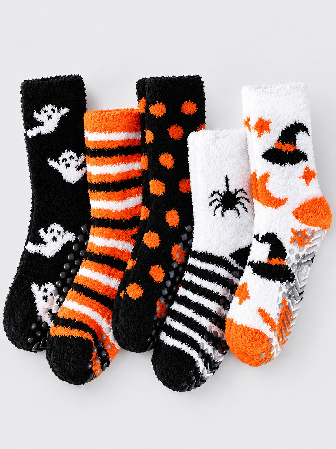 Anja | Damen Flauschige Rutschfeste Wintersocken
