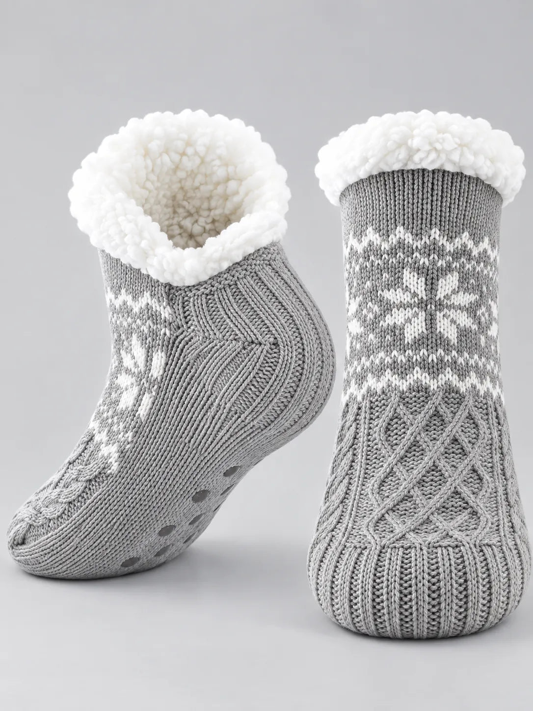 Svenja | Damen Flauschig Gefütterte Wintersocken