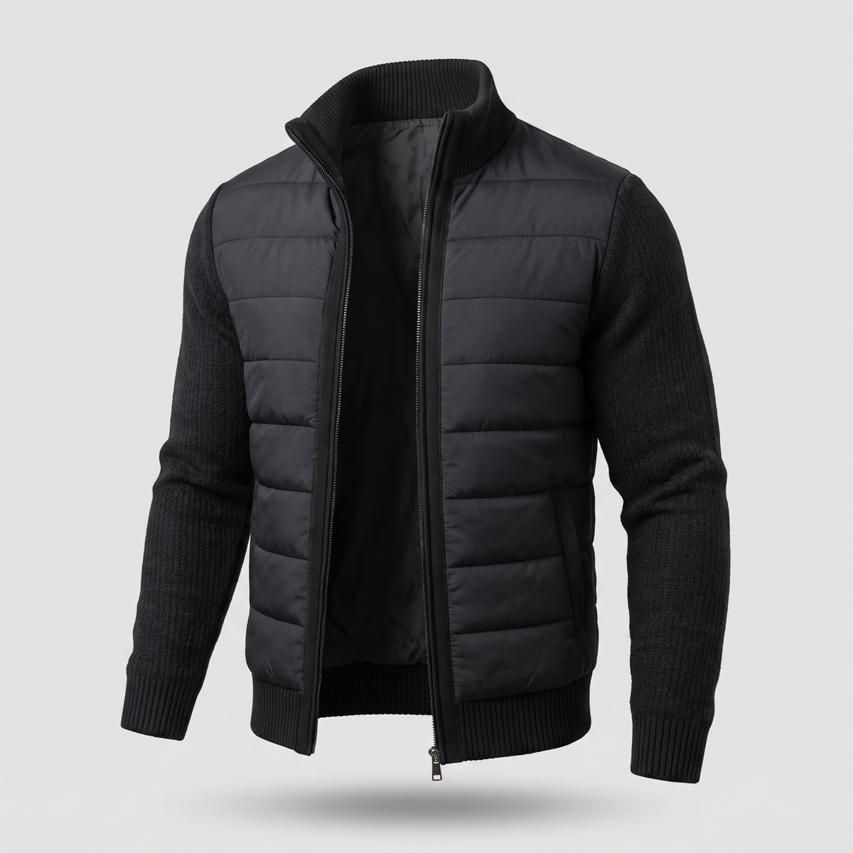 Daniel | Stilvolle und bequeme Fleece Pufferjacke