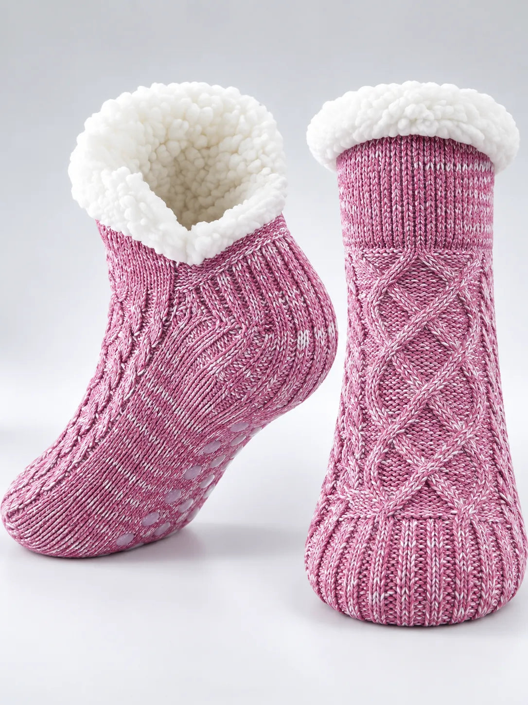 Svenja | Damen Flauschig Gefütterte Wintersocken