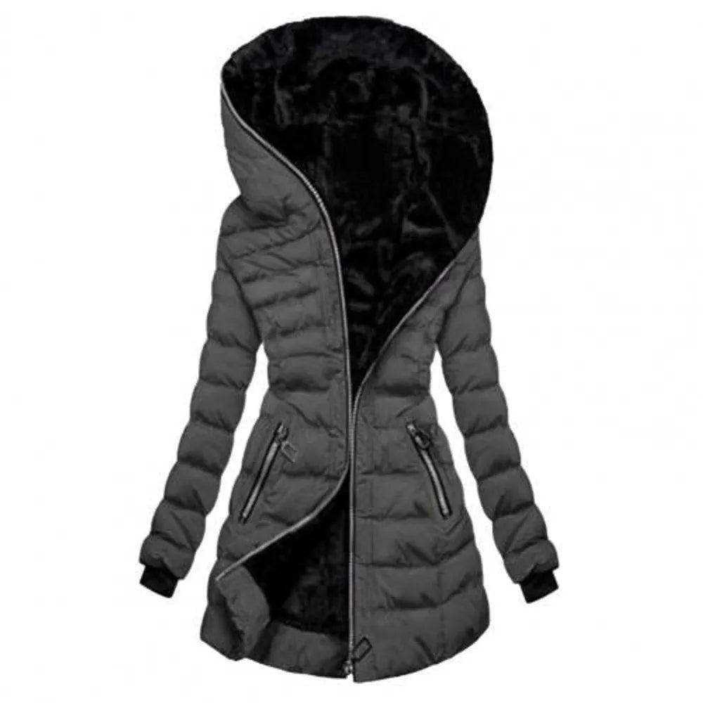 Damen Winter Steppjacke | Kapuze