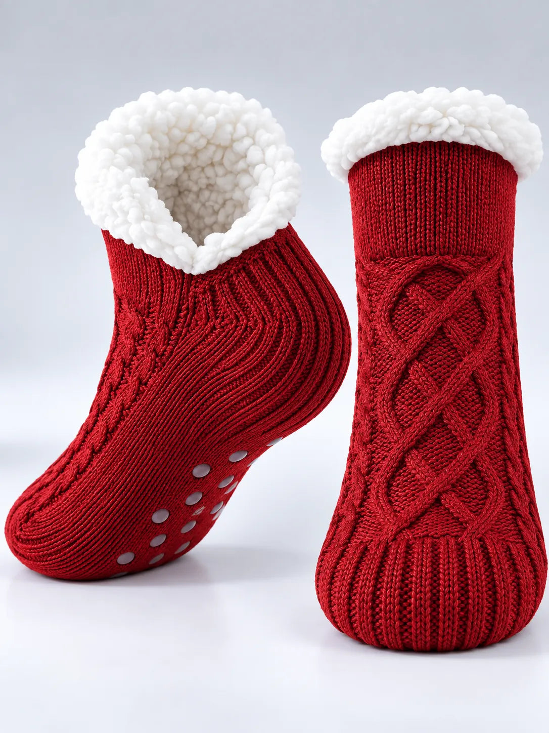 Svenja | Damen Flauschig Gefütterte Wintersocken