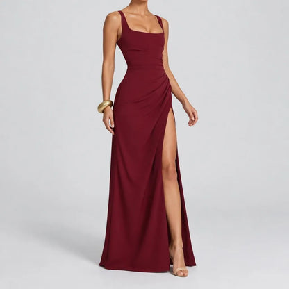 Luana | Damen Elegantes Korsett Maxikleid
