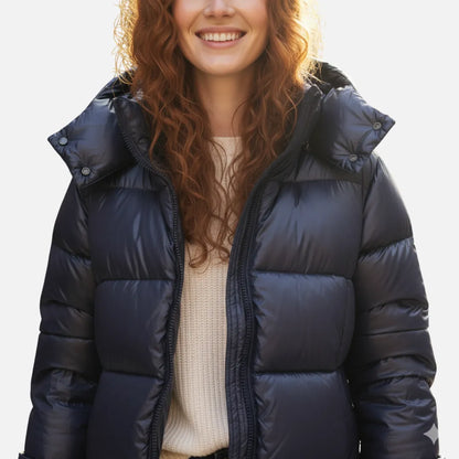 Gioia | Damen Warme Gesteppte Kapuze Steppjacke
