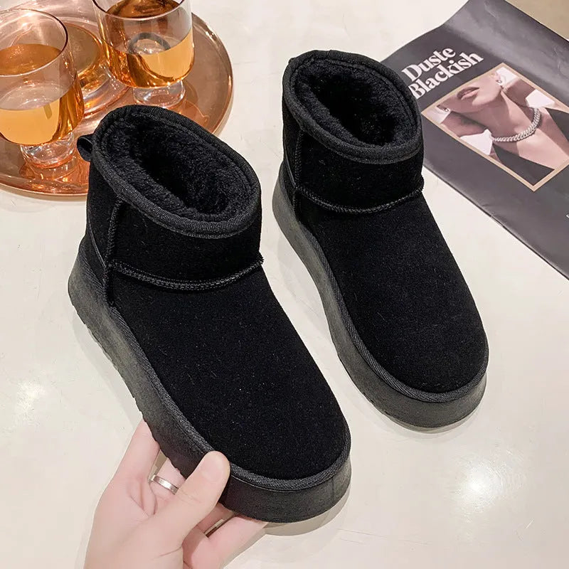 Helene | Damen Warme Gefütterte Schneestiefel