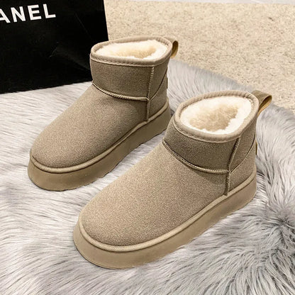 Helene | Damen Warme Gefütterte Schneestiefel