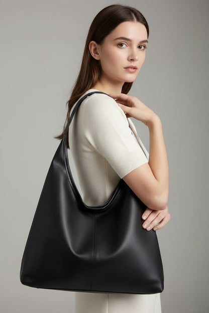 Lara | Damen Geräumige Braune Tragetasche