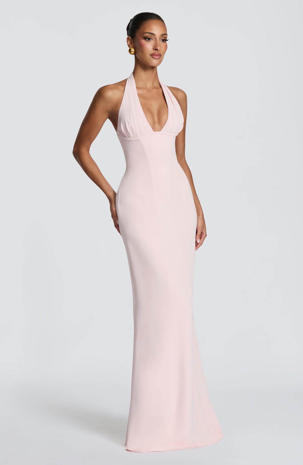 Melanie | Damen Elegantes Bodenlänges Korsett Maxikleid