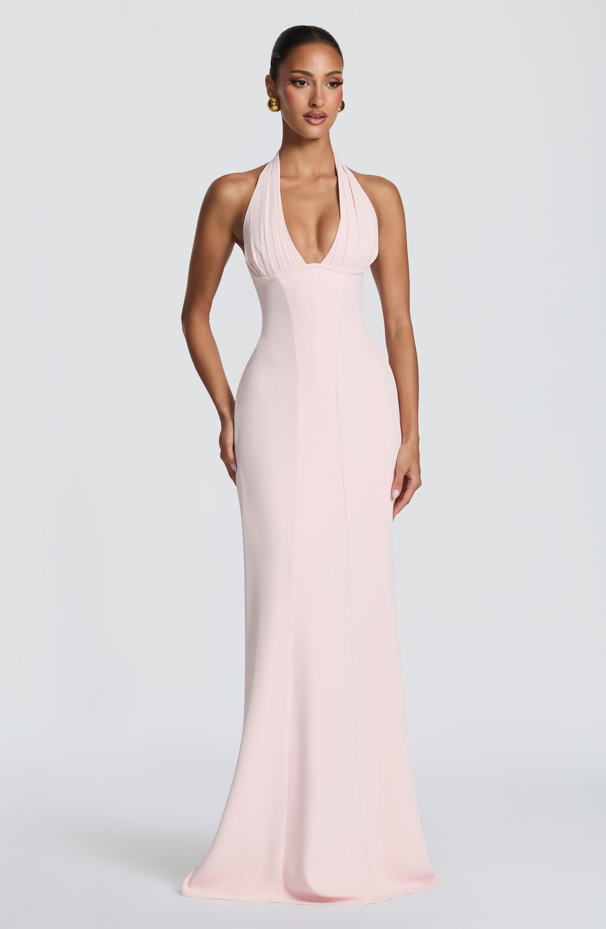 Melanie | Damen Elegantes Bodenlänges Korsett Maxikleid
